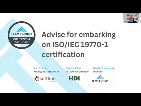 Advise for Embarking on the ISO/IEC 19770-1 Certification