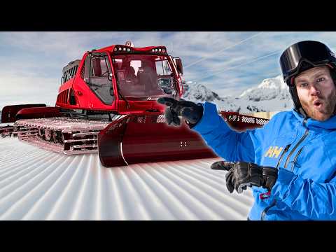 Pistenraupe: Hinter den Kulissen der Pistenpräparation in Saalbach Hinterglemm Leogang Fieberbrunn!