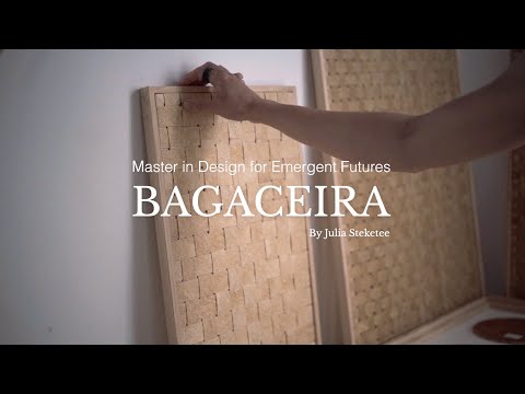Part of a video titled Transforming sugarcane waste into objects that last - MDEF - YouTube