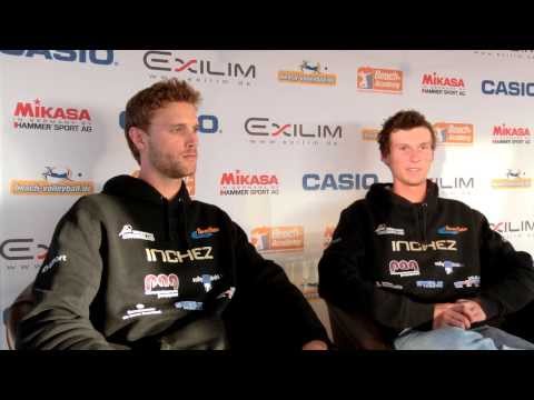 Armin Dollinger und Jonas Schröder nach ihrem Turnieraus DM 2013