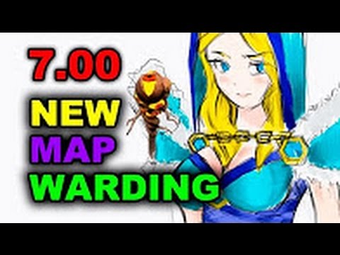 Dota 2 - 7.00 patch׃ NEW map Aggressive WARDING !!!
