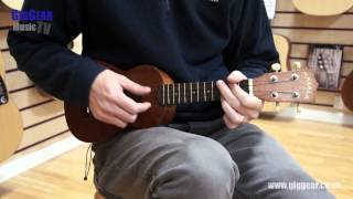 Video thumbnail for Makala MK-S Soprano Ukulele Video Review by GigGear