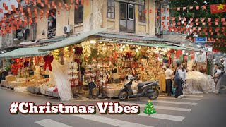 Christmas Vibes in Hanoi | Street Shopping Mini Vlog ?