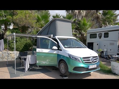 Wohnmobil Mercedes Benz Marco Polo 4Matic Allrad 4x4  Camping Test Roomtour 2020 San Remo Italy
