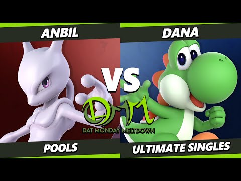 DAT MM 283 - Anbil (Mewtwo) Vs. dana_ (Yoshi) Smash Ultimate - SSBU