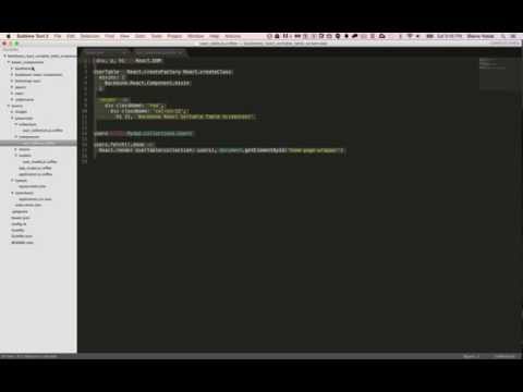 Backbone React Sortable Table Screencast
