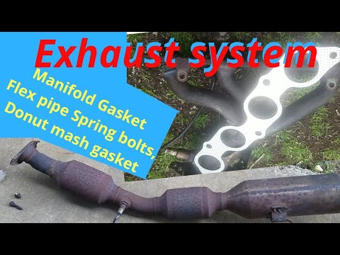 Toyota Yaris Exhaust Manifold gasket Replacement, Toyota yaris exhaust system