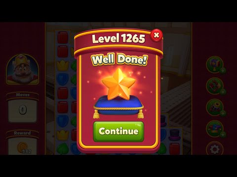 Royal Match - King Robert - Hard Level 1265