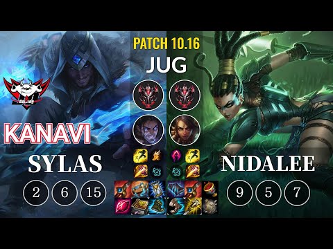 JDG Kanavi Sylas vs Nidalee Jungle - KR Patch 10.16