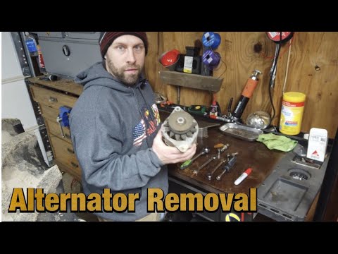 Alternator Removal and Reinstall Massey 240