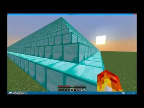 Biggest Minecraft diamond pyramid
