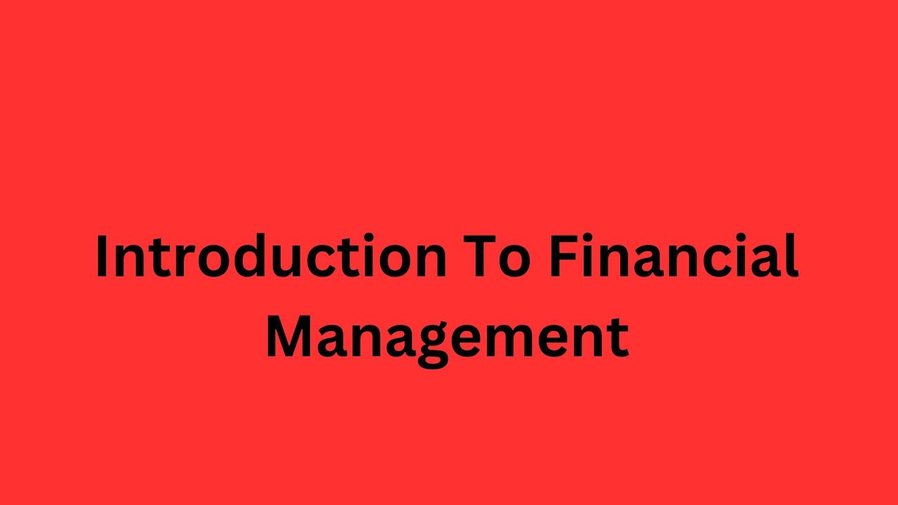 FM: Introduction to Capital Structure (PART 1)