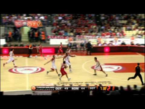EuroLeague 2010 week 10 highlights Olympiacos, Lottomatica Roma