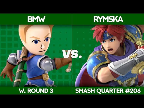Smash Quarter 206 - BMW (Mii Swordie) v Rymska (Roy/Chrom): Winners Round 3