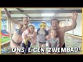 ZWEMMEN iN ONS EiGEN ZWEMBAD! ? | Bellinga Vlog #2036