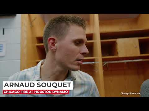 Defender Arnaud Souquet  Chicago Fire 2-1 Houston Dynamo Soldier Field #yodeportes