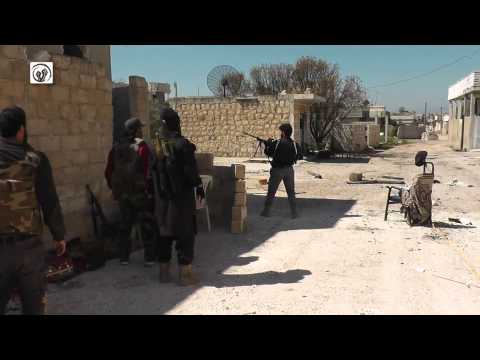 التصدي لقوات النظام على جبهة مورك من قبل لواء الفاتحين في حماة