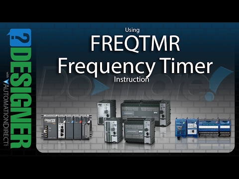 BRX Do-more Designer Using the FREQTMR Instruction from AutomationDirect