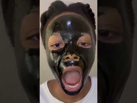 First time trying charcoal peel off face mask | Rating face masks || South African YouTuber