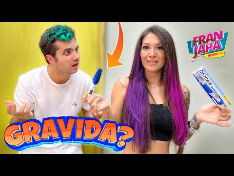 FIZ TESTE DE GRÁVIDEZ! ESTOU GRÁVIDA!? 😱- Fran Japa