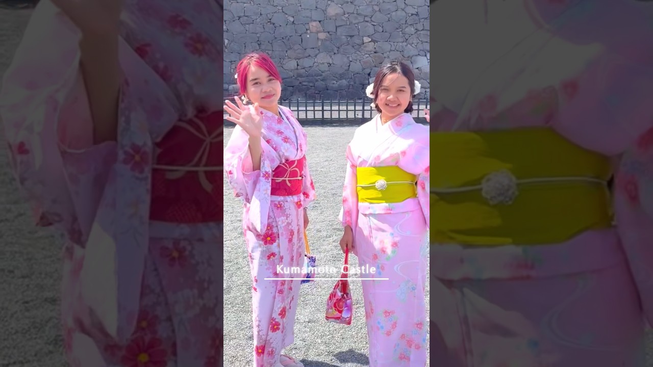 とある熊本の桜の風景 ② - A cherry blossom scene in Kumamoto -   #熊本 #桜 #熊本城