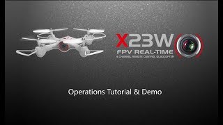 Syma X23W White - відео 2