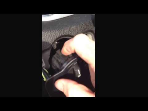 Mustang GT external switch for halo fog lights from Raxiom. Mount the switch.