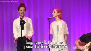 Paramore - Hate To See Your Heart Break ft. Joy Williams [Lyrics][Subtitulado Español]