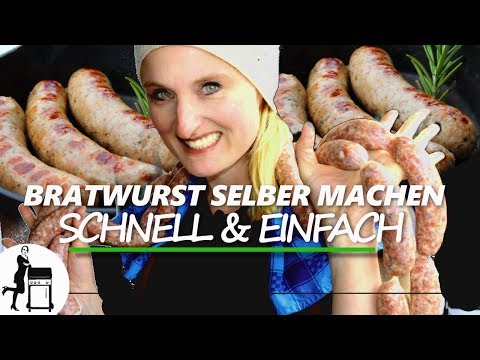 Bratwurst selber machen | einfaches & schnelles Rezept