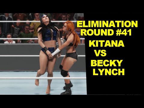 WWE 2K19 Kitana vs Becky Lynch - Extreme Rules Elimination #41