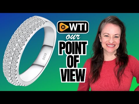 Moissanite Wedding Bands for Women - WTI product video review
