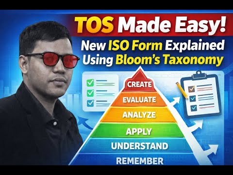 TOS Made Easy! New ISO Form Explained Using Bloom’s Taxonomy