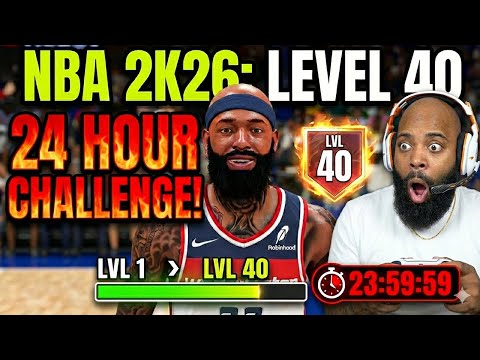 FASTEST XP Method to Level 40 Each Season on NBA 2K26! (24 Hour Method)