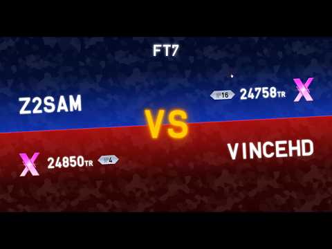 [TETR.IO]  Tetra League FT7 - z2sam vs VinceHD (21-6-2020)