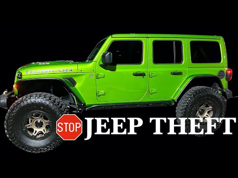 HOW TO PREVENT JEEP THEFT Using Tazer Pin Lock for JL or JT Pt. 1