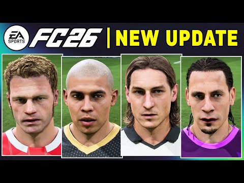 EA FC 26 NEWS | ALL 150 Added Real Faces - Classic XI Teams ✅
