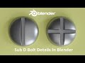 Blender Bolts Modeling |  Blender Tutorial | Blender Hard Surface Modeling Tutorial
