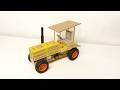 How To Make A Matchbox Tractor At Home Amazing Simple DIY Tractor With A Matchbox
