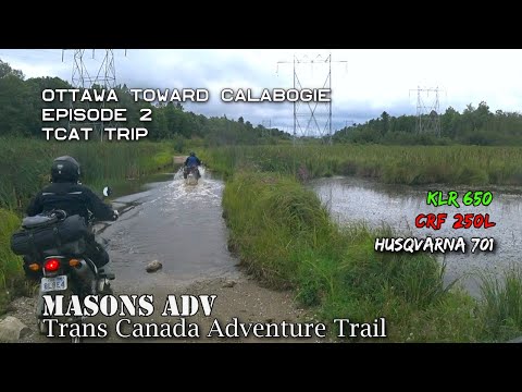 TCAT Trip Episode 2 Ottawa towards Calabogie | Masons ADV | KLR