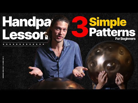 Handpan Tutorial for Beginners | 3 Simple Patterns | Valeriy Frolov