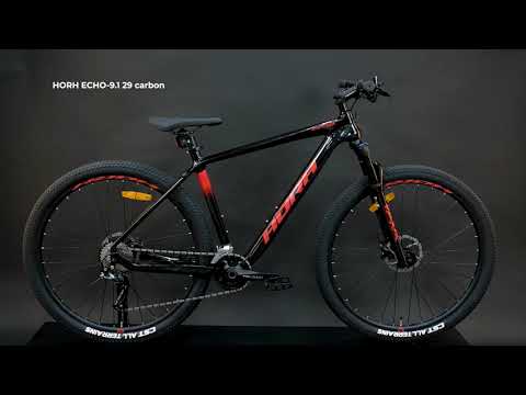 Велосипед HORH ECHO-9.1 29 carbon (2023) Black-Red