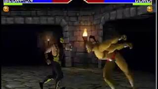 How to Defeat Goro and Shinnok easily: Mortal Kombat 4 Gameplay