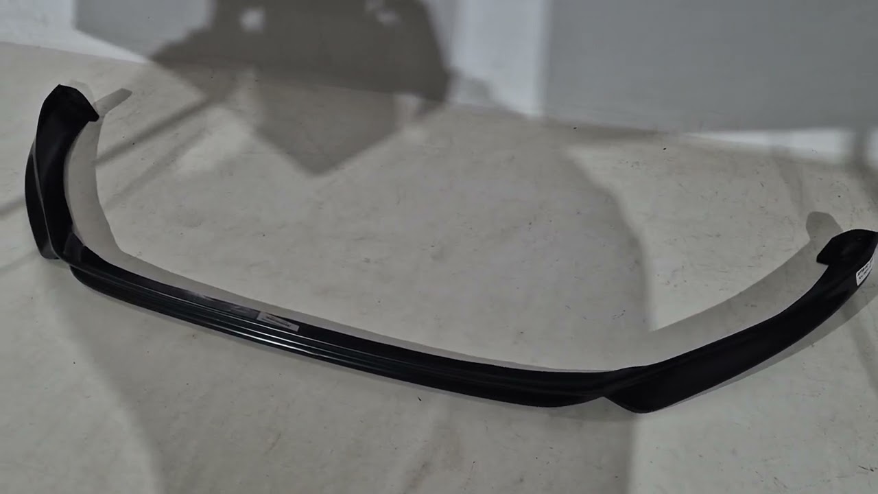 Передний лип-спойлер DPT V-1 (2015-2020, Черный Глянец) Video 1