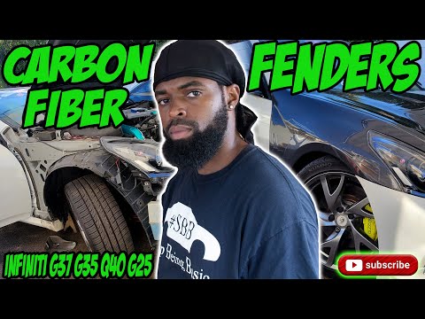 Transform your Infiniti G37 with Carbon Fiber Fenders!