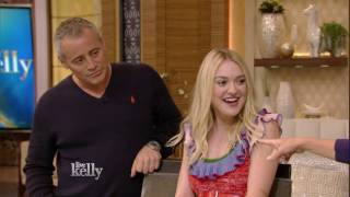 Dakota Fanning Has A &quot;Friends&quot; Reunion With Matt LeBlanc