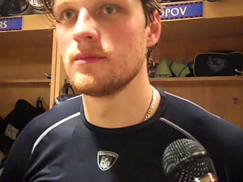 Nik Antropov Atlanta Thrashers Interview after Blackhawks loss