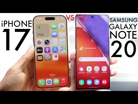 iPhone 17 vs. Samsung Galaxy Note 20! (Vergleich) (Testbericht)