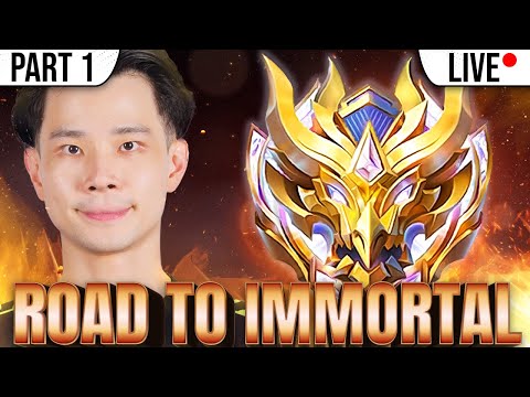 🔴 LIVE | PUSH RANK KE MYTHIC IMMORTAL PART 1 (MOBILE LEGENDS)