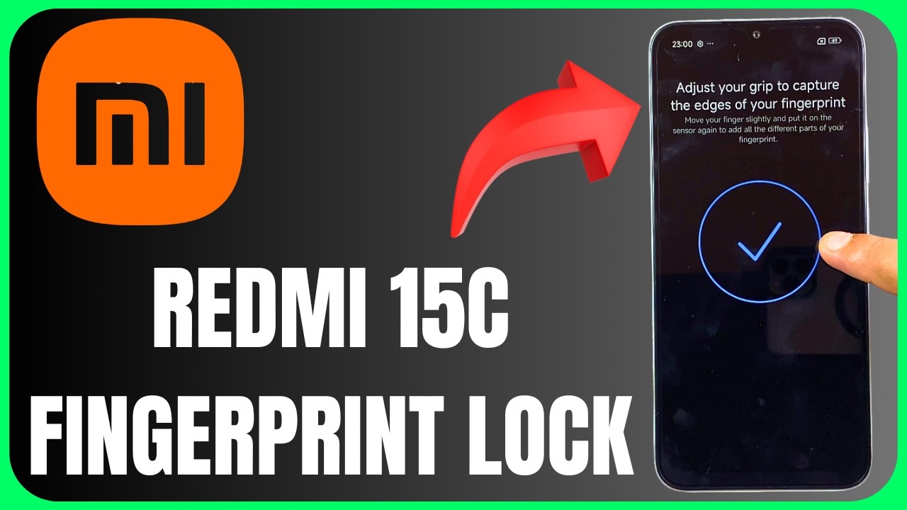 🔐 Redmi 15C Fingerprint Security Setup | Fingerlock Tutorial 😱📱