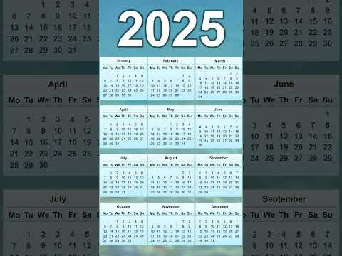 2025 Calendar